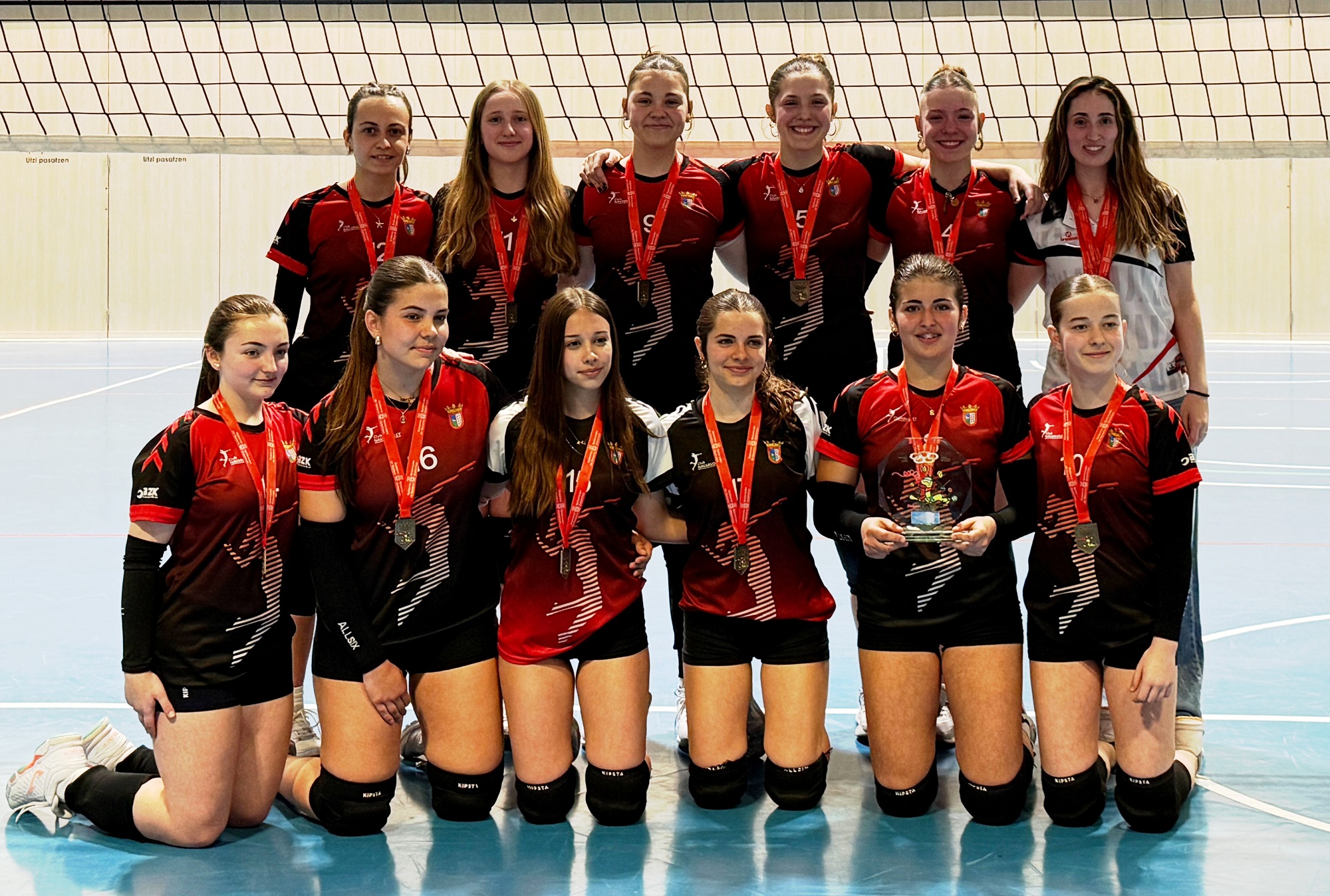 El estadio Larrabide de Pamplona acogió la disputa de las finales de los JDN cadete (femenina y masculina) y juvenil (masculina)
